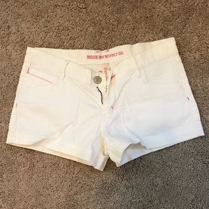 SOLD White summer shorts